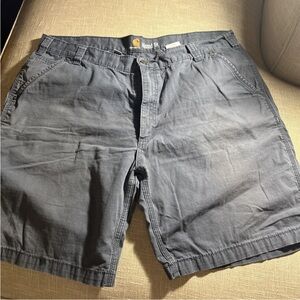 Carhartt Men's Gray Flat Front Shorts sku86